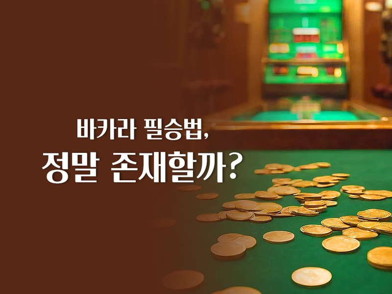 바카라 필승법 불가능한 이유