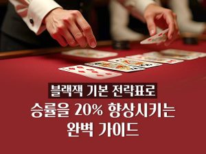 블랙잭 기본 전략표